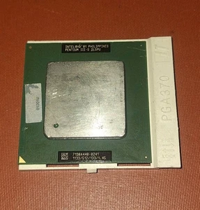 TUALATIN CPU PENTIUM III-S 1133 SOCKET 370 TESTED PROCESSOR RETRO PC VINTAGE LGA - Afbeelding 1 van 2