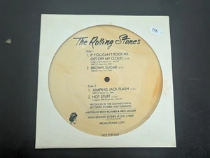 Rolling Stones Picture Disc Vinyl 45 RPM EP Jumping Jack Flash Promo EP 287 - Picture 1 of 3