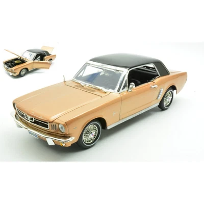 FORD MUSTANG 1964 HARD TOP GOLD 1:18 Motormax Auto Stradali Modellino Nuovo - Immagine 1 di 4