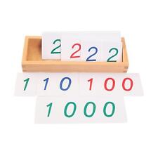 Number Cards Small PVC Number Cards for Boys Preschool Learning Kindergarten