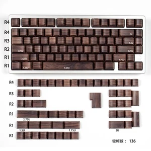 Walnut - 136 PBT ISO Keycap Set Cherry Profile For MX Switches - Picture 1 of 7