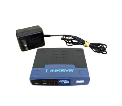 LINKSYS CISCO EZXS55W v3 5-Port 10/100 Workgroup Ethernet Switch w/ Power Cord - Image 1 of 4