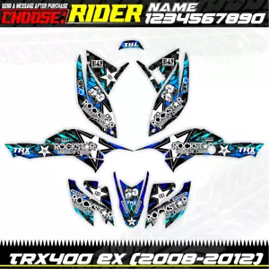 Compatible honda TRX400EX 400EX 2008-2012 Custom Graphics Decals KIT Sticker ATV - Picture 1 of 2