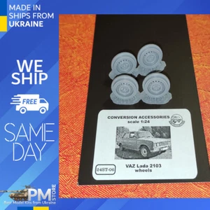 START-43 ST06 1/24 VAZ Lada 2103 resin wheels - Picture 1 of 3