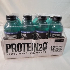 Protein2o 15g Whey Protein Infused Water +Energy, Blueberry Rasp 16.9 oz 12 pk - Picture 1 of 5