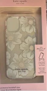 kate spade Protective Hardshell Case for iPhone 12 Mini - Hollyhock Floral Clear - Photo 1 sur 5