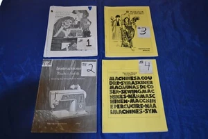 MANUAL COPIES TOUCH & SEW 750,626,HUSKYLOCK 341/341D,VIKING 6000SL USED - Picture 1 of 15