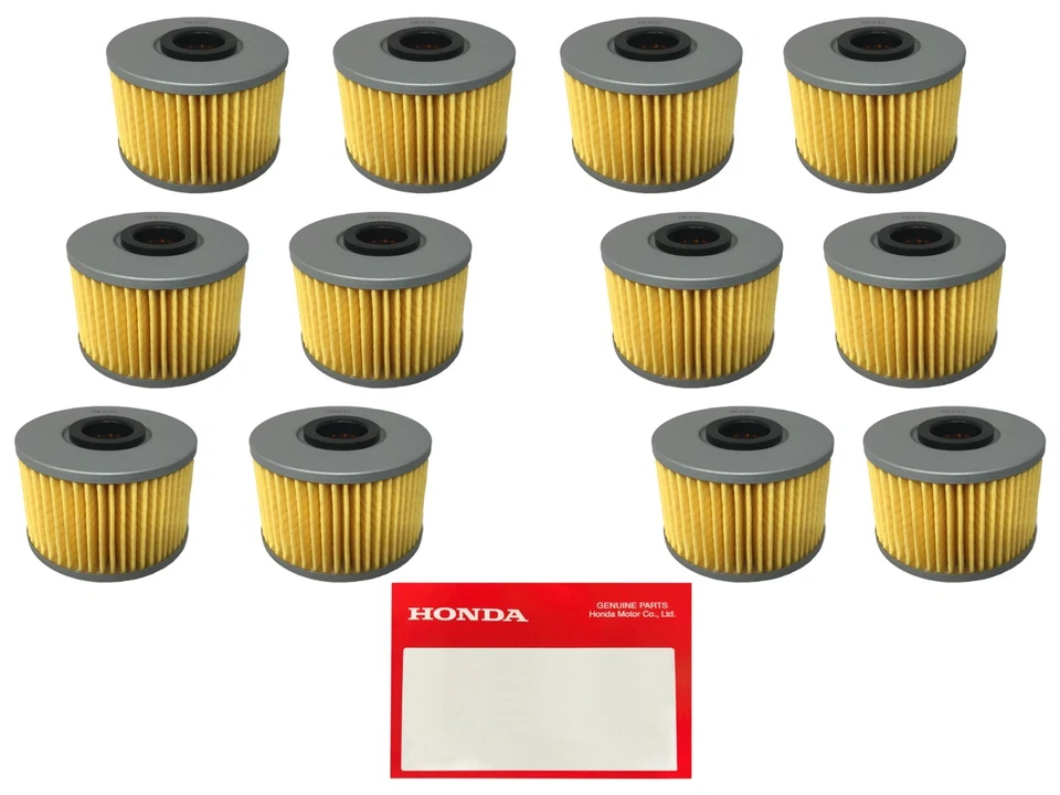 Paquete de 12 filtros de aceite OEM Honda 15412-HP7-A01 para PIONEER 1000 GARRA Foto 1 de 4