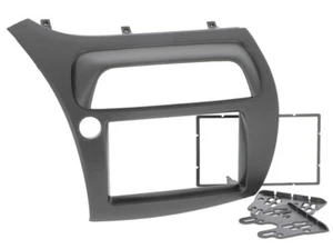 für Honda Civic Type R FN2 Auto Radio Blende Montage Einbau Rahmen 2-DIN schwarz - Picture 1 of 3