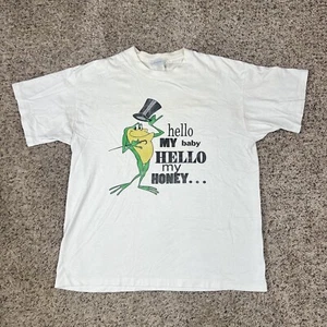 Camisa gráfica vintage años 90 Warner Bros puntada única Michigan J Frog 1994 XL EE. UU. - Imagen 1 de 12