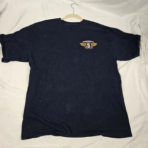 Powell Peralta Skateboards Winged Ripper T Shirt XL Navy Blue - Picture 1 of 5