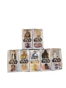 Star Wars 7 Figures Darth Vader Luke Skywalker Storm Trooper Mandalorian C3-PO - Picture 1 of 4