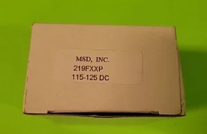 Relé MSD, INC. 219 FXXP 115-125VCC Cont. Clasificación 120VAC 10AMP - Imagen 1 de 7