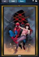 Topps Marvel Collect Comic Book Day 2019 Gold SPIDER-MAN MARY JANE LE 1000cc