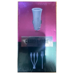 DOBLE PUERTO CON CARGADOR DE COCHE CBLE USB INVERSAL + 12 MESES DE GARANTÍA - Imagen 1 de 1
