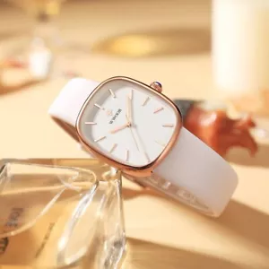 Women Watch Fashion Leather Quartz Bracelet Top Brand Luxury Waterproof Ladies - Picture 1 of 16