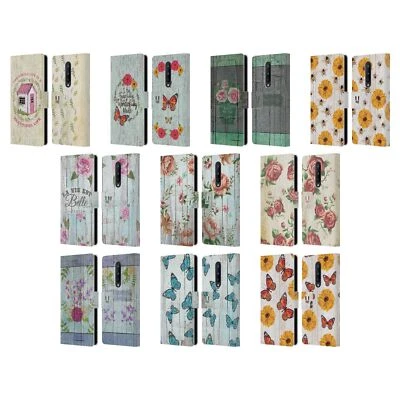 HEAD CASE DESIGNS COUNTRY CHARM LEATHER BOOK WALLET CASE FOR ONEPLUS PHONES - Image 1 of 4