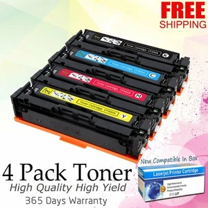 Tóner de color 4P para HP LaserJet Pro M254dw M281cdw M281fdw MFP CF500A 202A tinta - Imagen 1 de 8