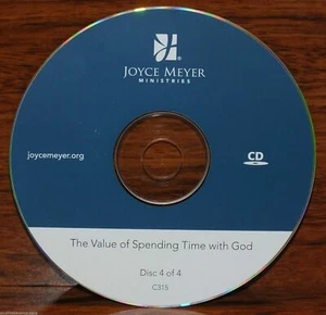 *Replacement Disc* Joyce Meyer Ministries- Value of Spending Time w/ God (CD #4) - Bild 1 von 2