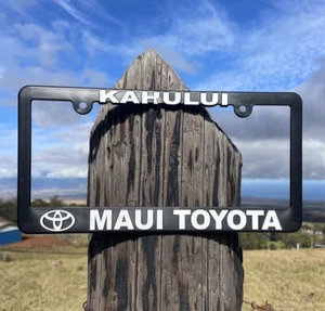 Maui Toyota Hawaii Kahului License plate Frame New - Picture 1 of 4