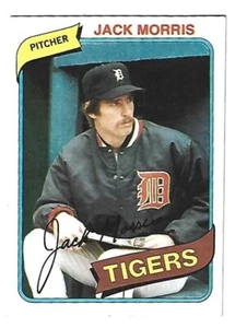1980 TOPPS #371 JACK MORRIS HOF NM/MT+ - AWESOME CARD !!!!! - Picture 1 of 1