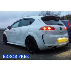 2x superhelle SEAT LEON MK2 FR 3LED KALTWEISS Canbus Kennzeichenbeleuchtung Glühbirne - Bild 1 von 2