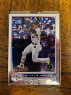 2022 Topps NPB Chrome Munetaka Murakami 185 Tokyo Yakult Swallows WBC Japan MLB - Image 1 of 2