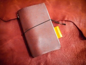Genuine Leather Travel Journal FN by Mucca - Picture 1 of 6