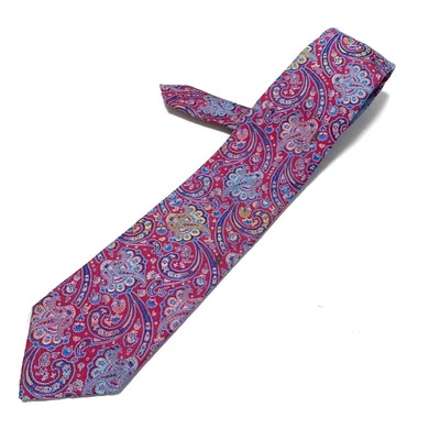 Auth Christian Lacroix Luxury Necktie Tie Ties Unisex ALL SILK 100 Multicolor H3 - Image 1 of 4
