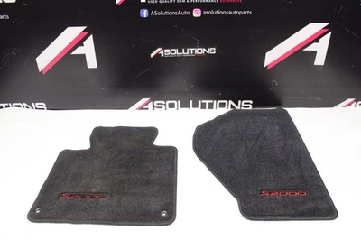 Juego alfombrillas negras izquierda y derecha Honda S2000 AP1 AP2 2000-2005 OEM Foto 1 de 4