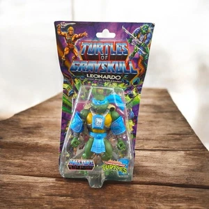 Turtles Of Grayskull Leonardo He-Man MOTU TMNT Masters of the Universe Origins - Picture 1 of 4
