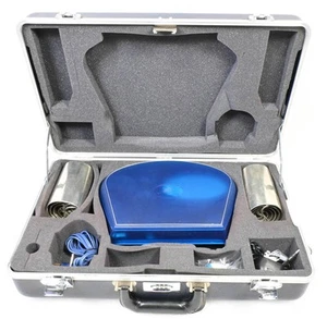 Scientology Mark Super VII Quantum E-Meter Hubbard Electrómetro Azul Translúcido - Imagen 1 de 16