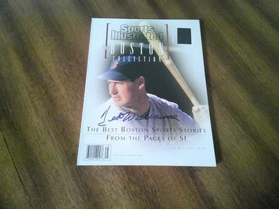 REVISTA DEPORTIVA ILUSTRADA FIRMADA POR TED WILLIAMS RED SOX GREEN DIAMOND CERTIFICADO DE AUTENTICIDAD DEPORTIVO Foto 1 de 4