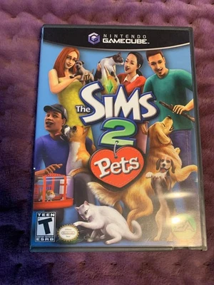The Sims 2 Pets (Nintendo GameCube, 2006) CIB Complete with Manual TESTED - Image 1 of 3