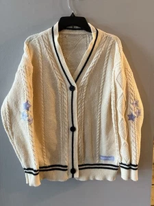 2020 version Taylor Swift Cardigan  SZ M LIMITED EDITION -BEIGE OVERSIZED  SP - Picture 1 of 10