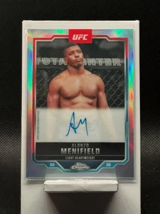 2025 Topps Chrome UFC - Alonzo Menifield Veteran Signature CVA-AM Refractor /199 - Picture 1 of 2