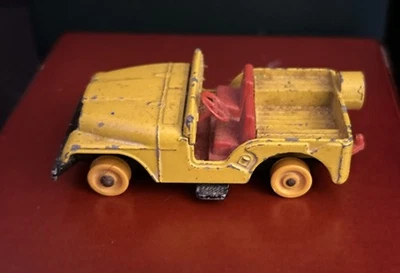 复古火柴盒黄色吉普超快系列编号 72 英国制造 Lesney 著 — 第 1/4 张图片