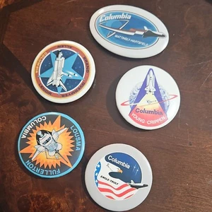 Space Shuttle Columbia pin Lot of 5 - Picture 1 of 7