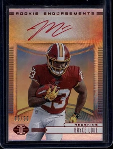 2019 Panini Illusions #RE-BLO Bryce Love Rookie Endorsements Red #/50 - Picture 1 of 2