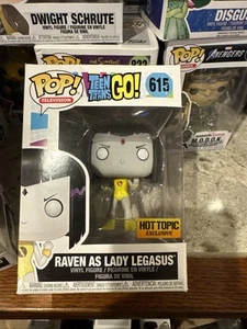 Funko Pop! DC Teen Titans Go Raven as Lady Legasus #615 Hot Topic Exclusive - Picture 1 of 4