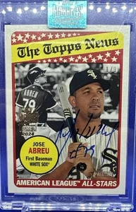 2024 Topps Archives Signature Series 1/1 Jose Abreu Auto White Sox Astros - Bild 1 von 1