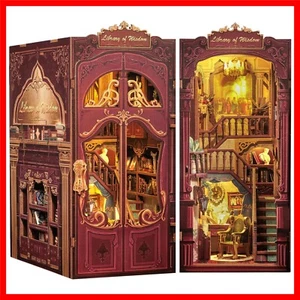 Creative DIY Book Nook Kit with LED Light - Perfect Gift for Craft Lovers - Picture 1 of 10