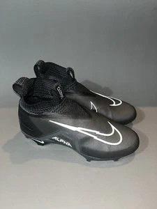 Nike Alpha Menace Elite 3 Flyknit Football Black White CT6648 010 Size 11.5 - Picture 1 of 7