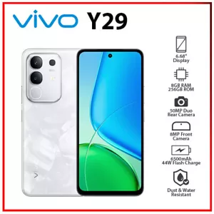 VIVO Y29 8GB+256GB WHITE Dual SIM Unlocked Octa Core Android Cell Phone - Picture 1 of 5