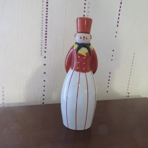 flacon bouteille en porcelaine de paris signé robj  le groom orange - Bild 1 von 15