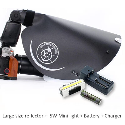 Cubierta de luz suave reflector difusor macro para lente Canon 100/Sony 90/Nikon 105 Foto 1 de 4