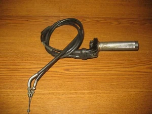 2005 DRZ400SM THROTTLE ASSEMBLY WITH CABLES SUZUKI DRZ400 SM 57100-14D00 - Picture 1 of 5