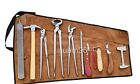 10 Pcs Set of Horse Farrier Hoof Grooming Shoe Care Tools Kit with Carry Bag New
