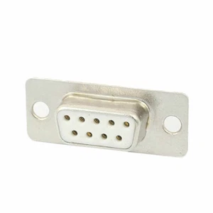 D-SUB DB9 2 Row 9 Pin RS232 Female Solder Type Adapter Connector Straight Socket - Picture 1 of 2