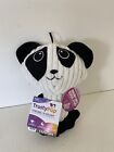 TrustyPup Panda Bear Dog Toy with Silent Squeaker Technology-Medium/Large NEW
